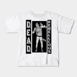 Zombie Punk - DEAD REBELLIOUS Kids T-Shirt